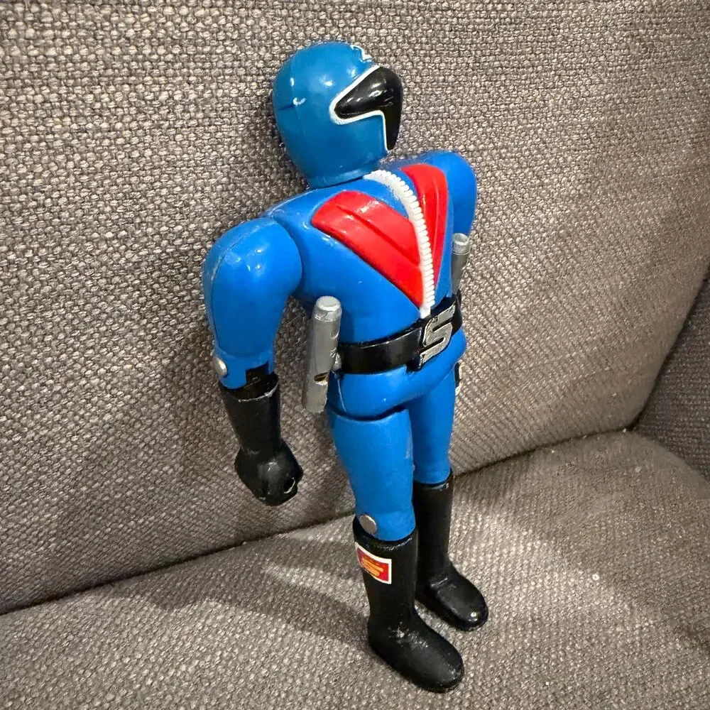 Popy Chogokin Blue Vintage Momorenger Himitsu Sentai Gorenger (Goranger) 5